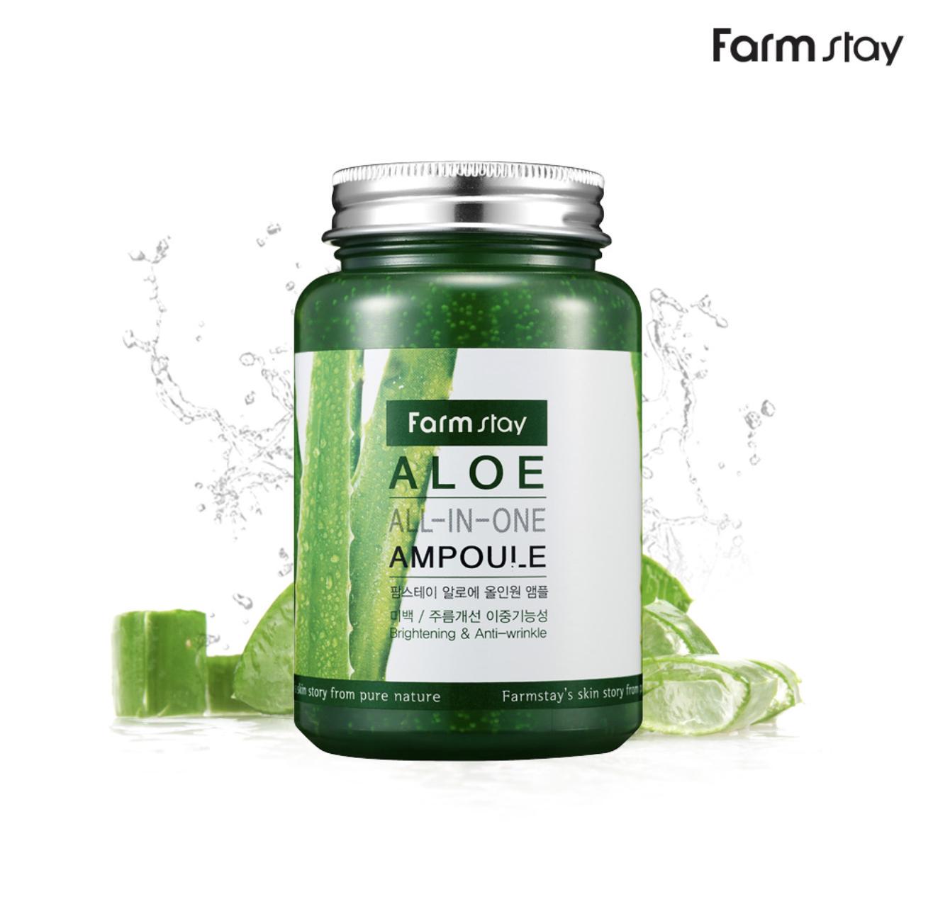 FARM STAY Aloe All In One Ampoule 250 мл (3 варианта) 1pcs