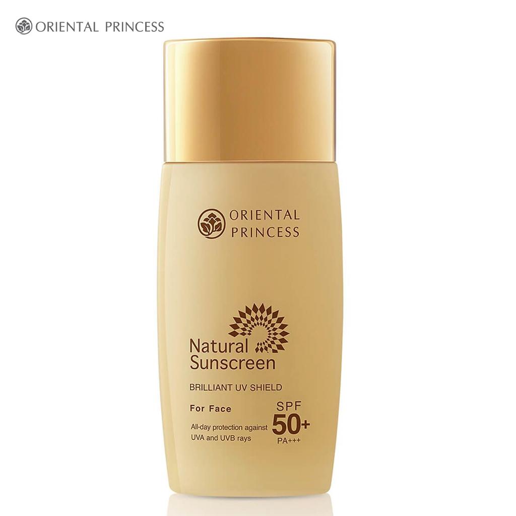 ORIENTAL PRINCESS Натуральный солнцезащитный крем Brilliant UV Shield для лица SPF50+ PA+++ 50 мл 50 ml