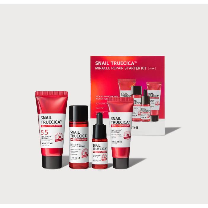 Наборы косметики Some By Mi Snail Truecica Miracle Repair Starter Kit (издание 4 шт.)