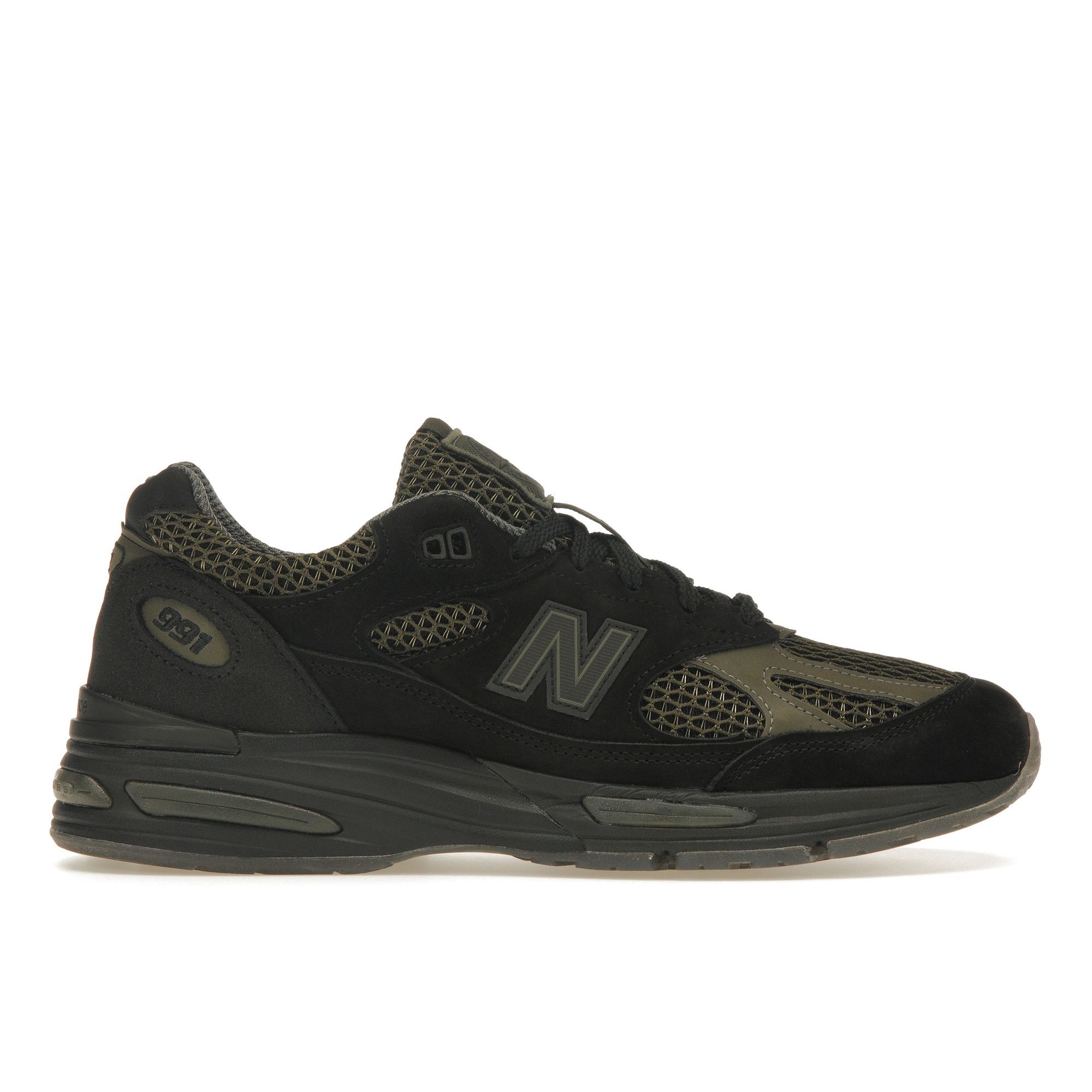 New Balance Stone Island x 991v2 Сделано в Англии Черные кроссовки унисекс Olive-Night Steel-Gray U991SD2 38.5