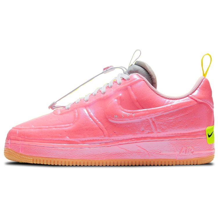 Розовые кроссовки унисекс Nike Air Force 1 Low Experimental Racer Arctic-Punch Sail Opti-Yellow CV1754-600 41