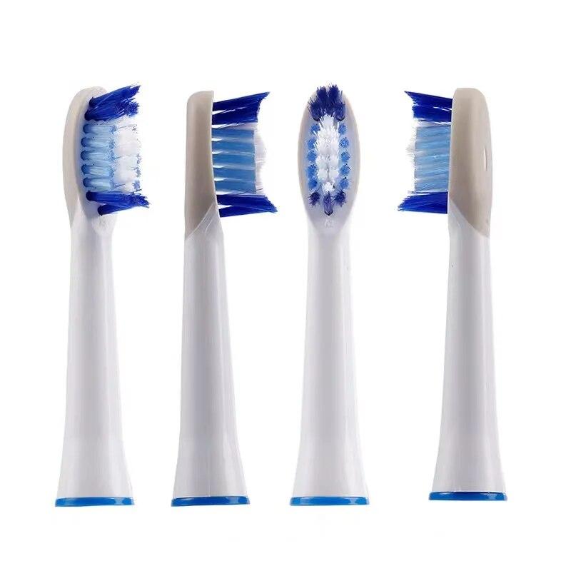 4 шт. насадки для электрических зубных щеток подходят для Oral-B SR32-4 S15 S26 Crest S311 S411, сменная насадка для зубной щетки белый