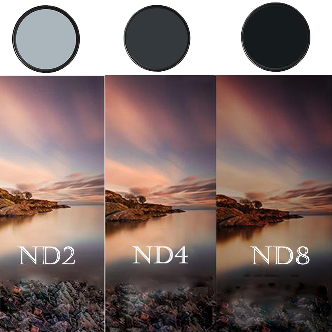 Nd фильтр BAODELI 2 4 8 Concept 49 52 55 58 62 67 72 77 82 мм для камеры Canon Nikon Sony аксессуары ND2 49mm