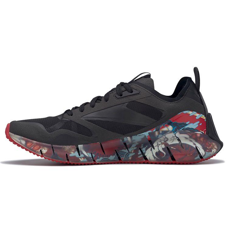 Reebok Zig Kinetica Horizon Chinese New Year Мужские кроссовки Black Core-Black Scarlet H01030 36.5