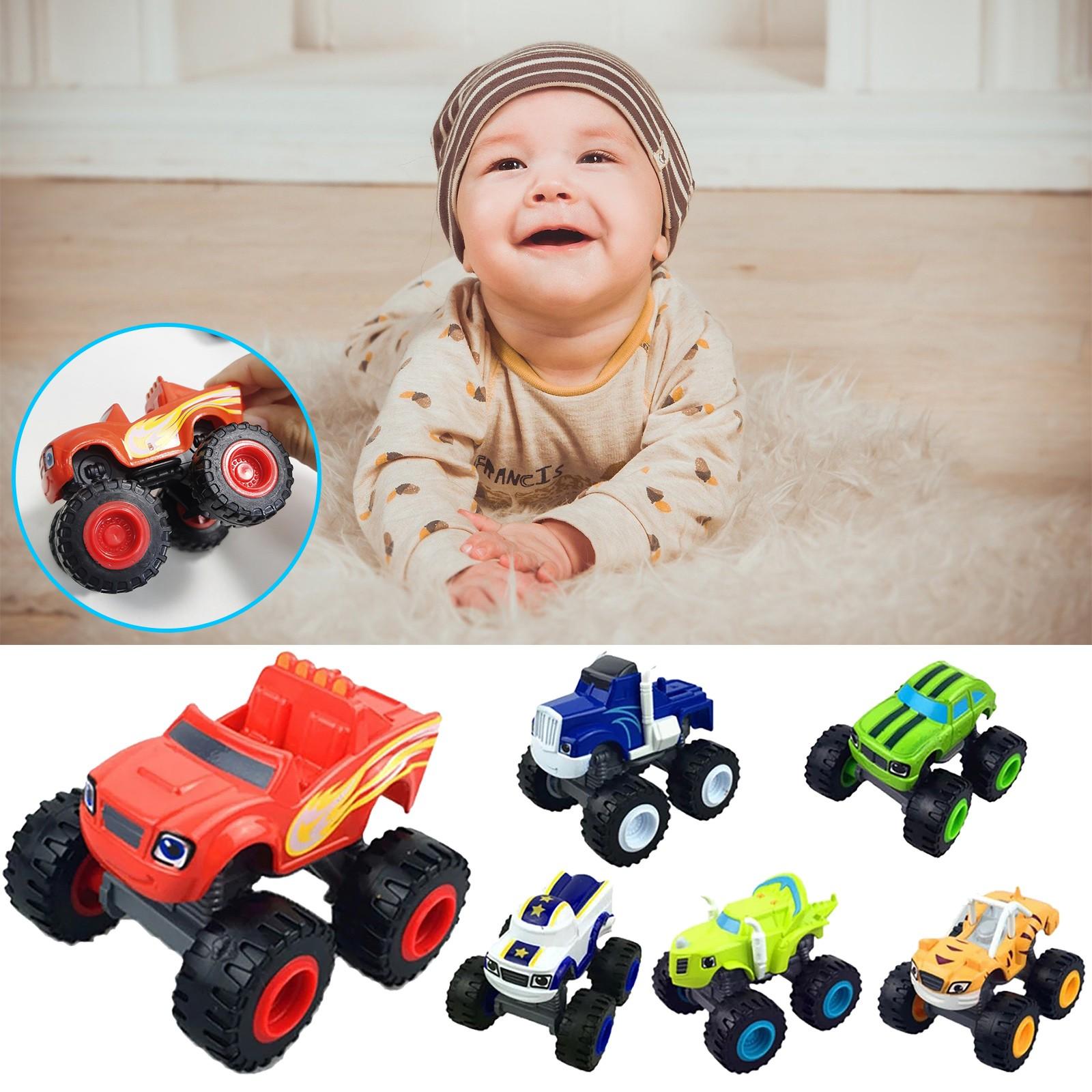 Monsters Truck Toys Machines Car Toy Classic Blaze Cars Toys Model Gift белый