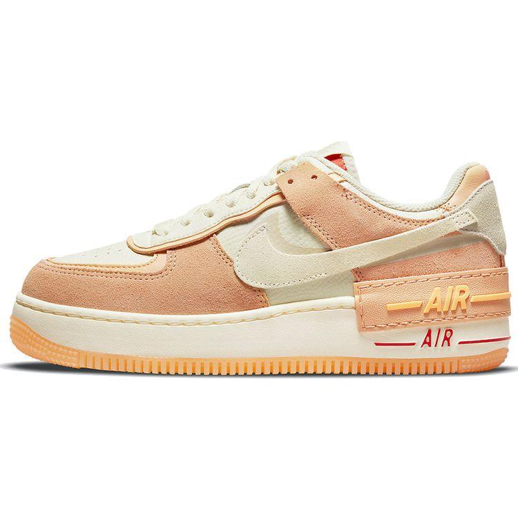 Женские кроссовки Nike Air Force 1 Shadow Sisterhood белый кашемир оранжевый-мел DM8157-700 36.5
