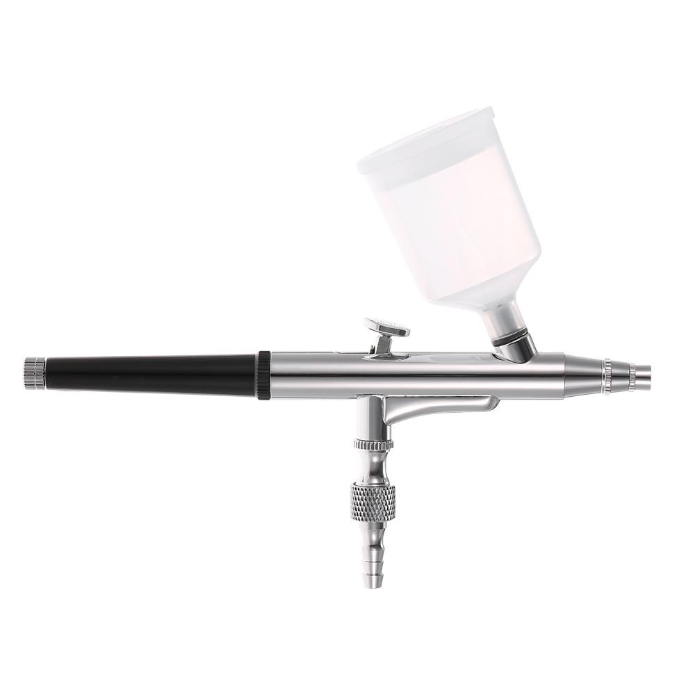 KKmoon Professional Gravity Feed Airbrush для украшения тортов, макияжа, татуировок, маникюра, аэрографа, инструмента для ногтей 0,3 мм 20 куб. см 40 куб. см