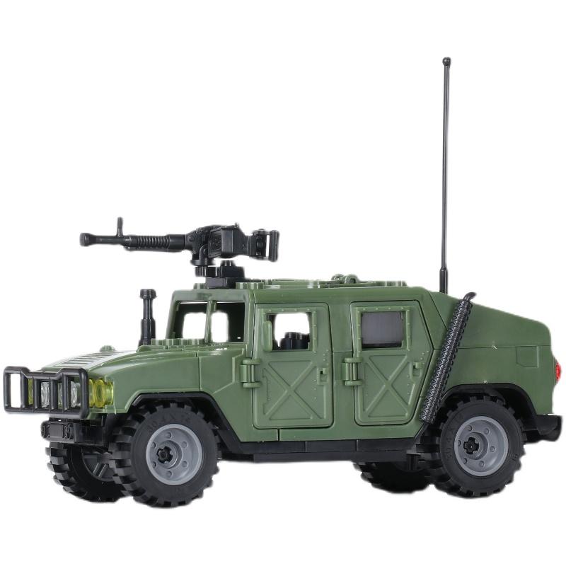 Армия США, спецназ H1, Hummer, внедорожник, автомобиль, солдаты, военное оружие, фигурки, блоки, сборка, модель, строительные наборы, развивающие игрушки