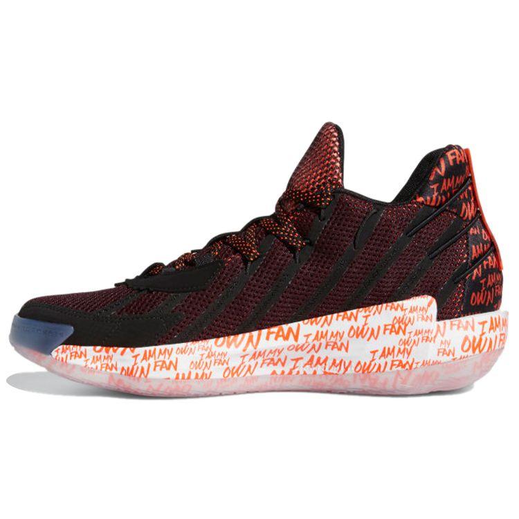 Мужские кроссовки adidas Dame 7 I Am My Own Fan 2KDAY Red Core-Black Solar-Red G55194 42⅔