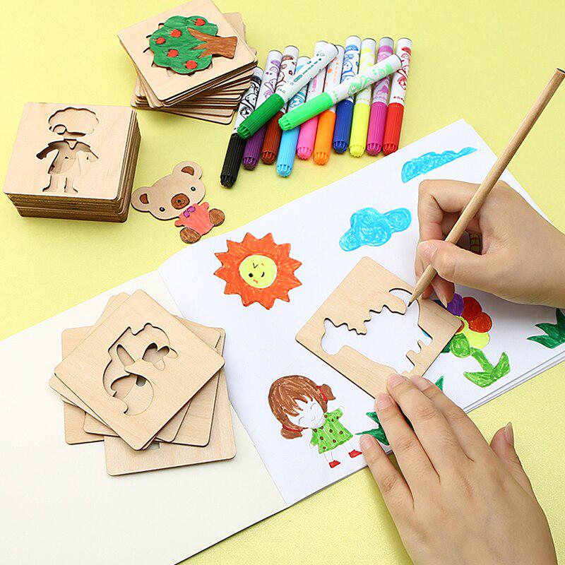 Baby Игрушки Рисунок Игрушки Игрушки Раскраска Совет Детей Creative Doodles раннего обучения Образование игрушка Set 1（20+20pcs）