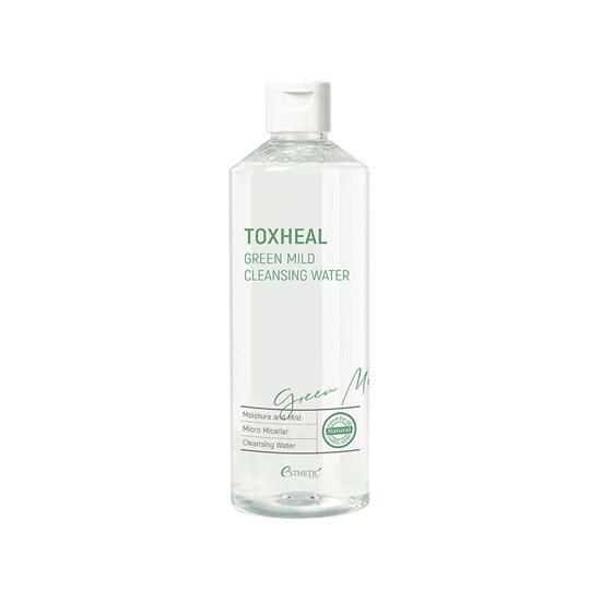 Средства для снятия макияжа ESTHETIC HOUSE Toxheal Green Мягкая очищающая вода 530 мл