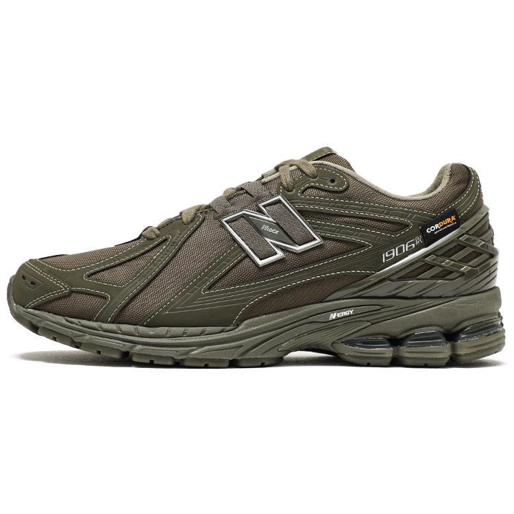 Кроссовки унисекс New Balance 1906R Dark Camo Зеленый Серебристый-Черный Металлик M1906RS 36