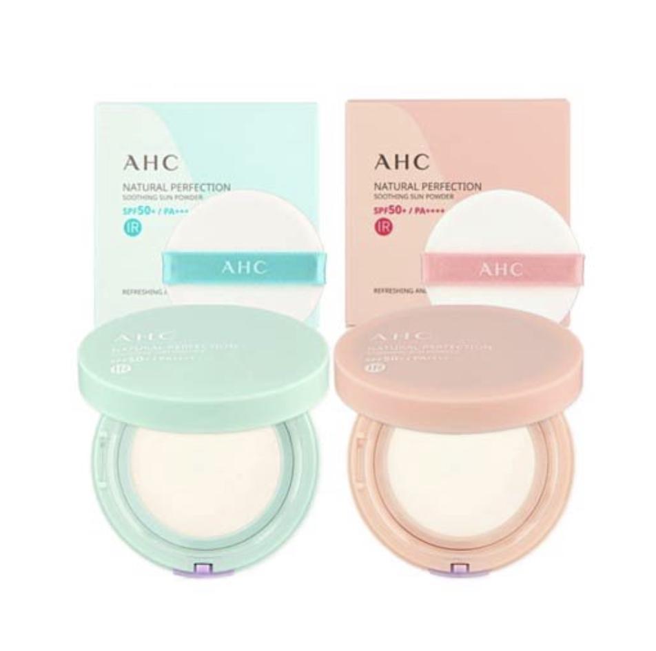 Успокаивающая солнцезащитная пудра AHC Natural Perfection 10g