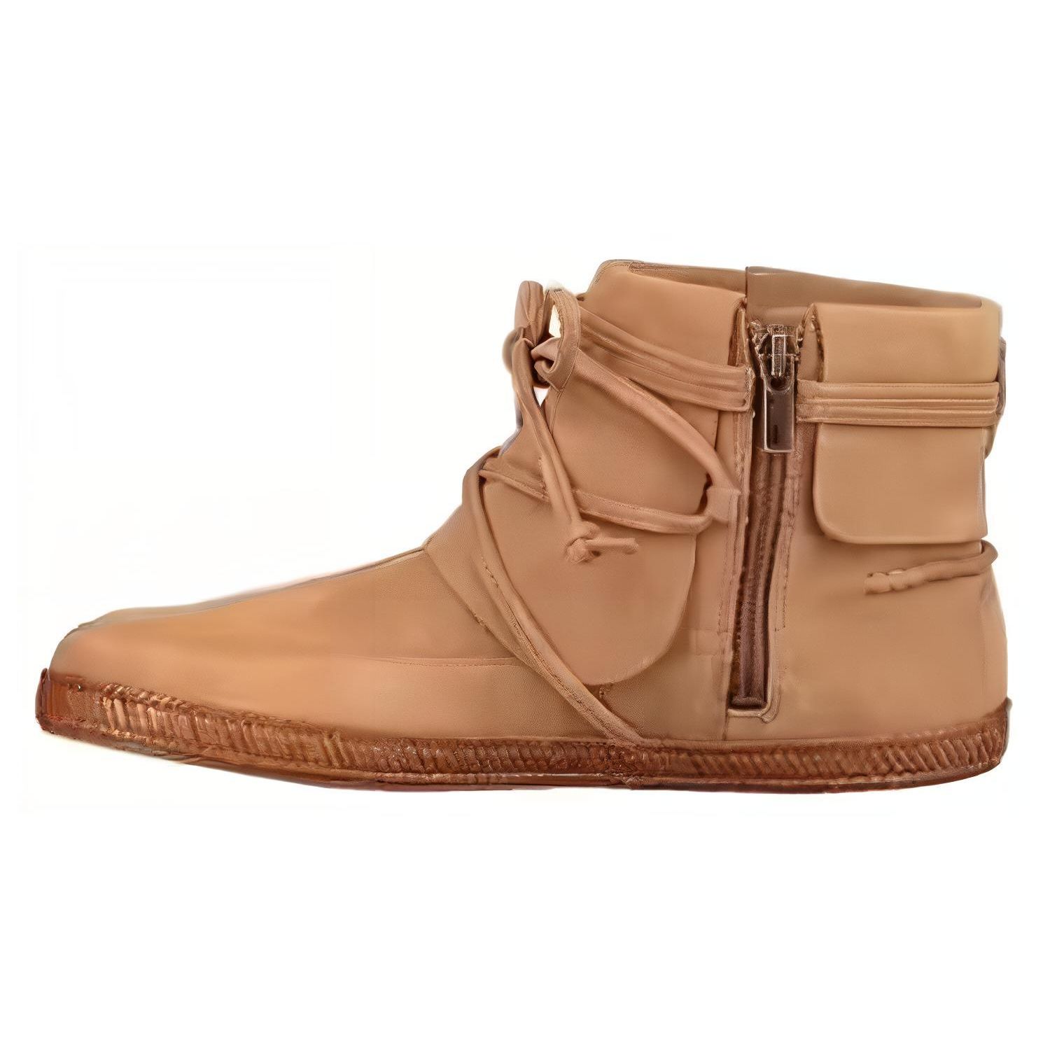 UGG Кожаные ботильоны на плоской подошве со шнуровкой и круглым носком, удобные женские ботинки каштаново-коричневого цвета 1019129-CHE 36