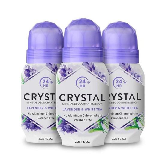Crystal EssenceКристаллический дезодорант Лаванда и Белый чай 66 мл, 118 мл, 1 шт.