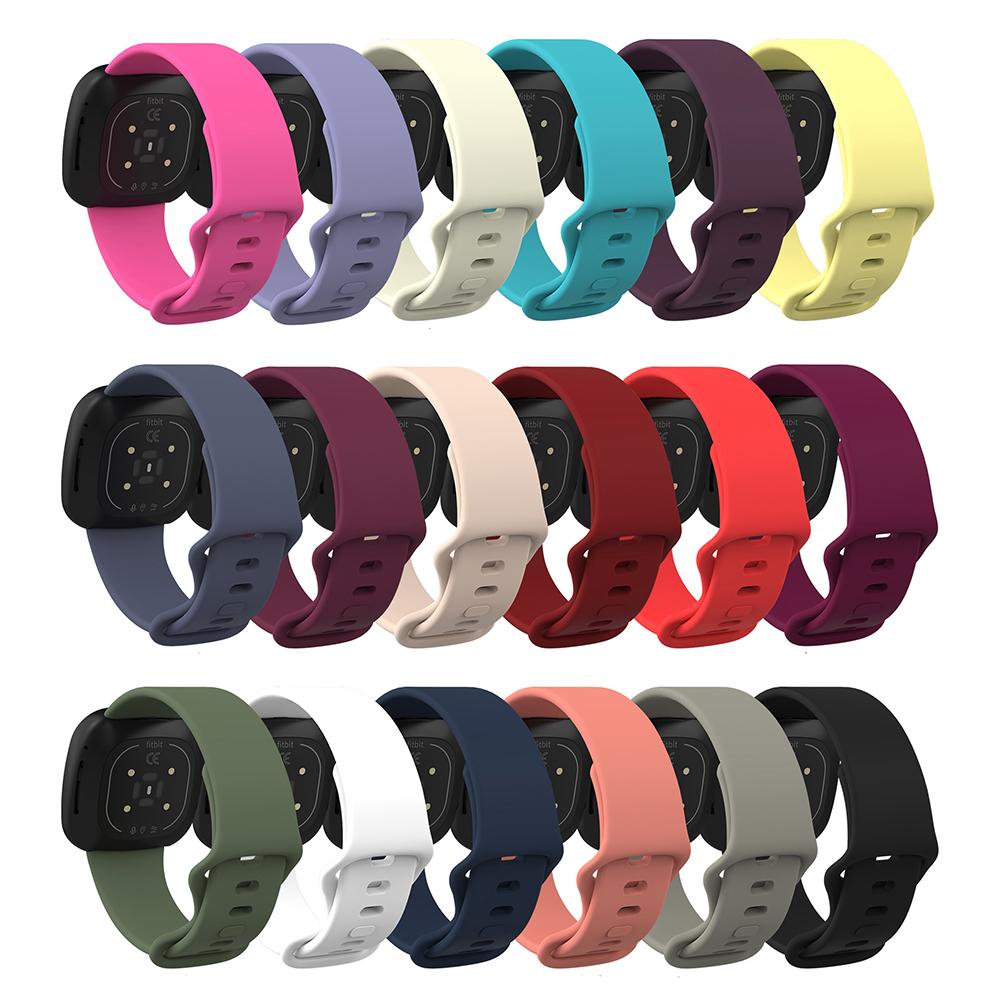 Силиконовый ремешок для браслета для Fitbit Versa 3/4, сменный ремешок для умных часов Fitbit Sense S армия зеленый
