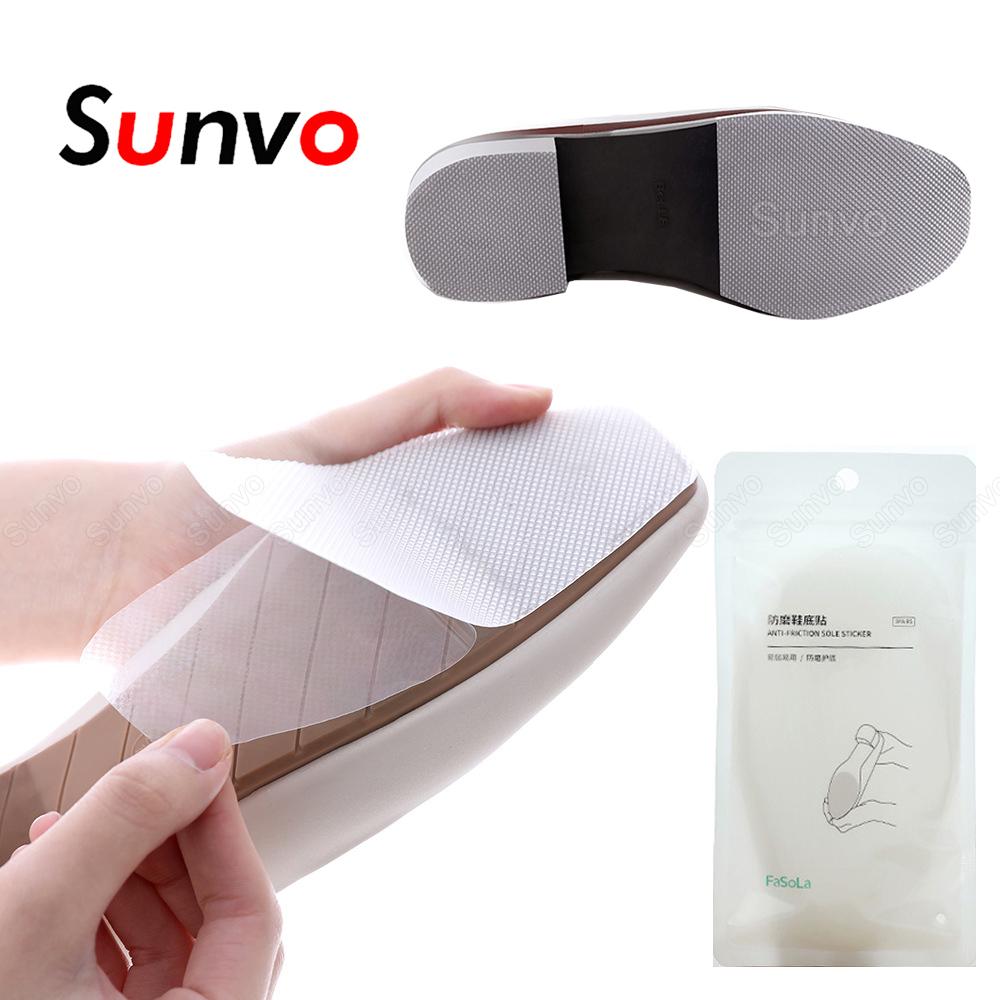 Sunvo защитная подошва для женской кожаной обуви на высоком каблуке, ремонт подошвы, сменные противоскользящие самоклеящиеся наклейки 3pairs Forefoot sole