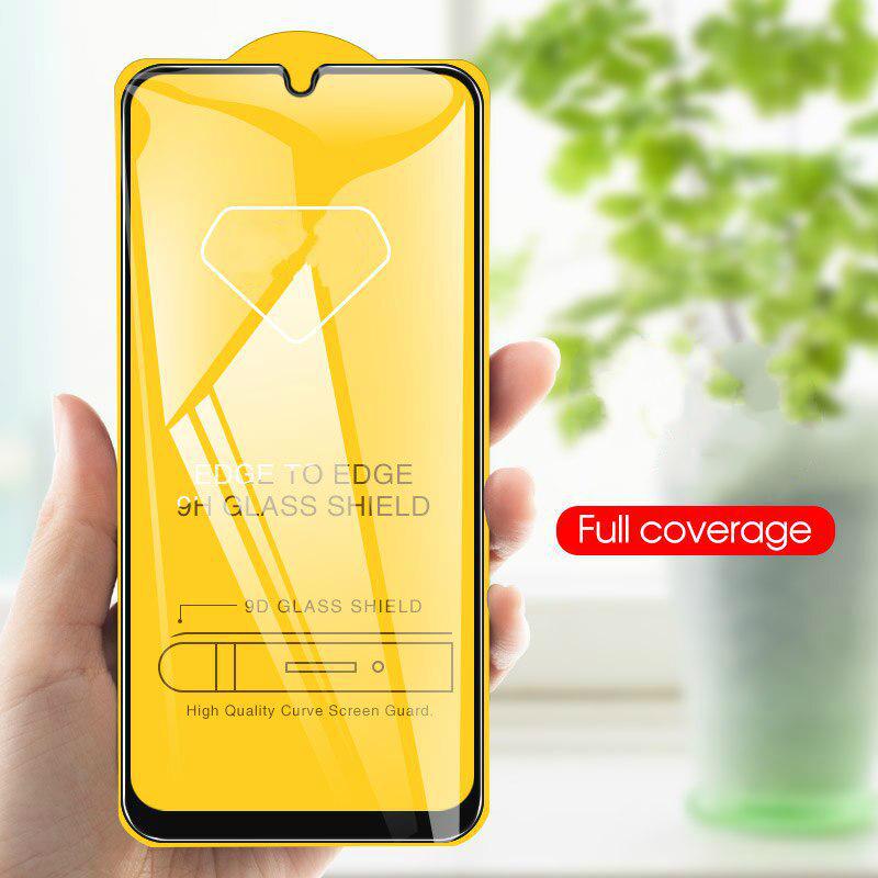 Закаленное стекло с полным покрытием для Samsung Galaxy, защитная пленка для экрана для Huawei Honor, Xiaomi Redmi и т. д. iPhone 6 Plus чёрный
