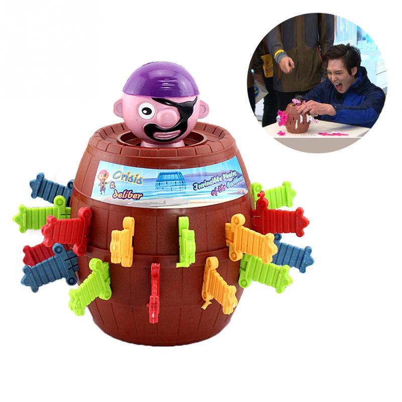 Дети забавный гаджет пиратский бочонок игрушки для детей Lucky Stab Pop Up Toy