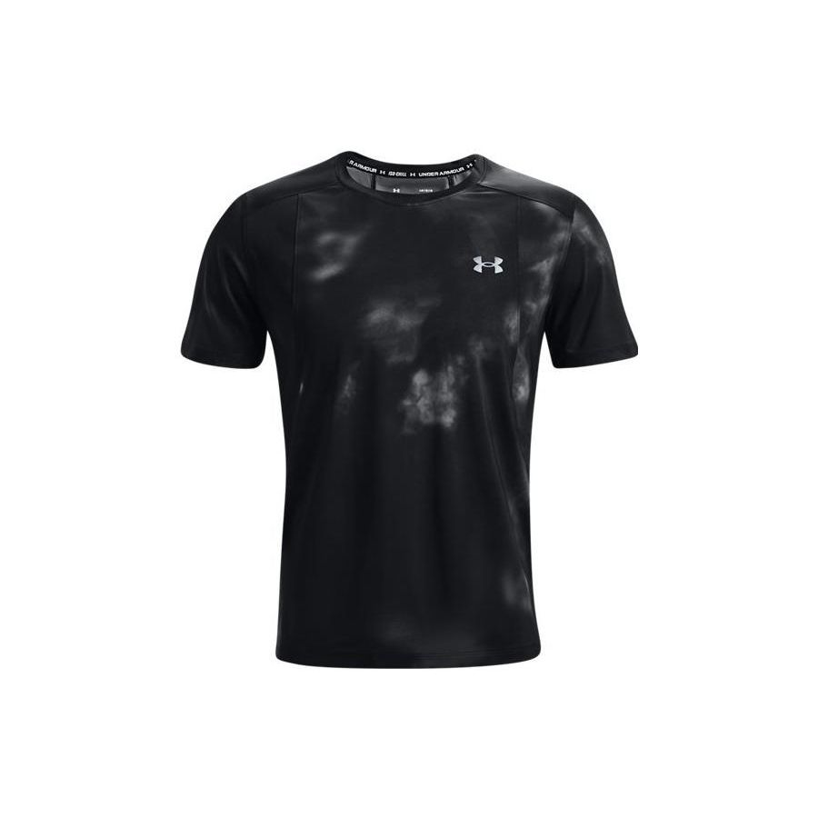 Футболка с логотипом Under Armour с круглым вырезом и принтом тай-дай, мужские топы, черные 1372293-001 M