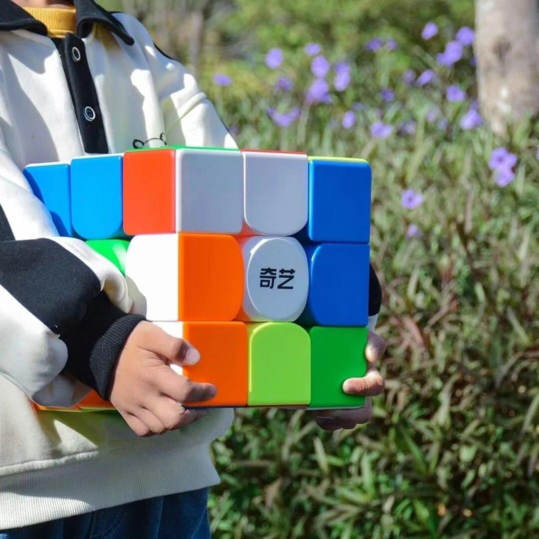 Головоломки Warrior Plus 3x3x3 Magic Cube 18,8 см 3x3 Cube Big Cube Speed ​​Cube 3x3 Magic Cubes Профессиональный кубик-игрушка для детей, подарок