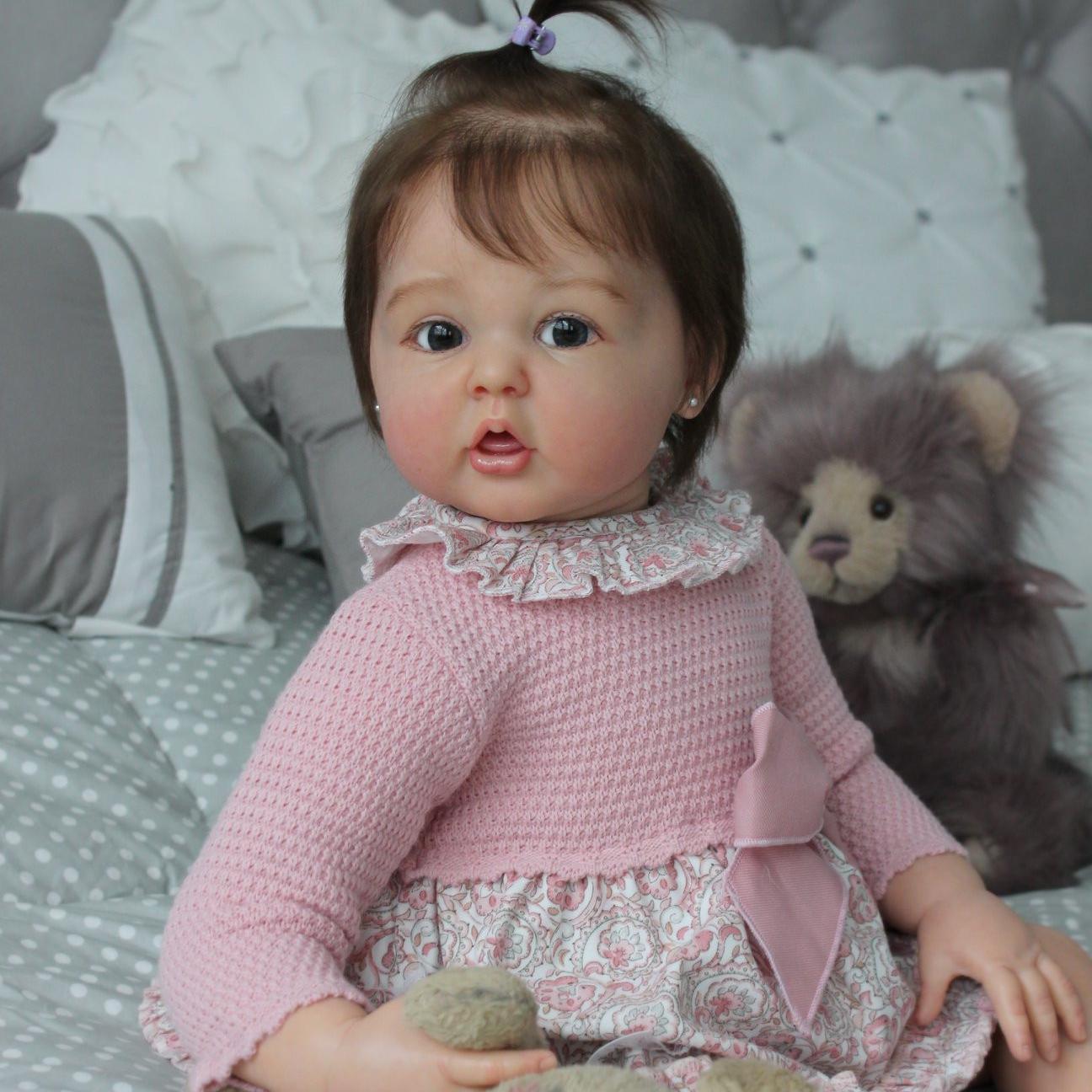 BZDOLL 3D-краска с кожей и венами, силиконовая кукла Reborn для маленьких мальчиков, игрушка для девочек, ручная работа, 60 см, коллекция принцессы для малышей Bebe Artist 60cm 3D-paint Skin Doll