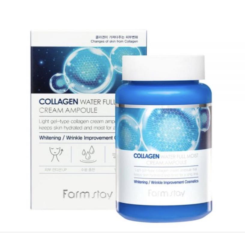FARM STAY Collagen Water Full Moist Cream Ampoule 250 мл (варианты 3) 1pcs
