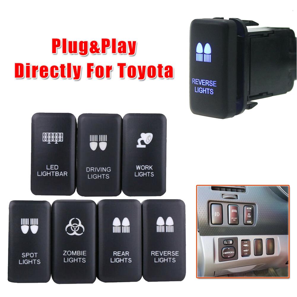 Кнопочный переключатель для Toyota Land Cruiser Hilux Hiace RAV4 FJ Cruiser светодиодная панель 1x ZOMBIE LIGHTS