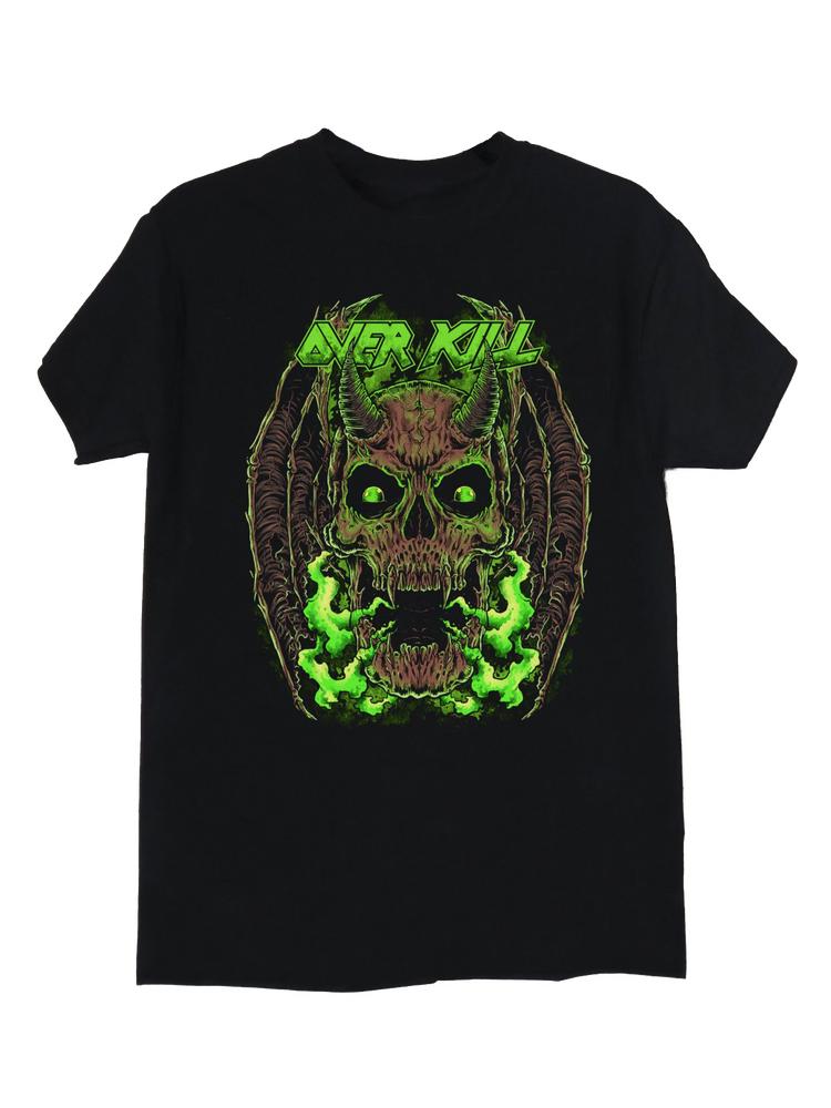 Черная футболка унисекс Overkill Skull S