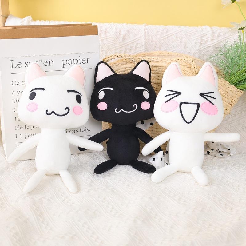 Toro Inoue плюшевая кукла Doro Cat, милая плюшевая игрушка Doro Cat, поздравление с днем ​​рождения, праздничная подушка, игрушка в подарок, рождественский подарок, белый кот 30cm116g