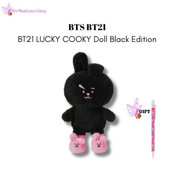  Кукла BT21 LUCKY COOKY, черное издание