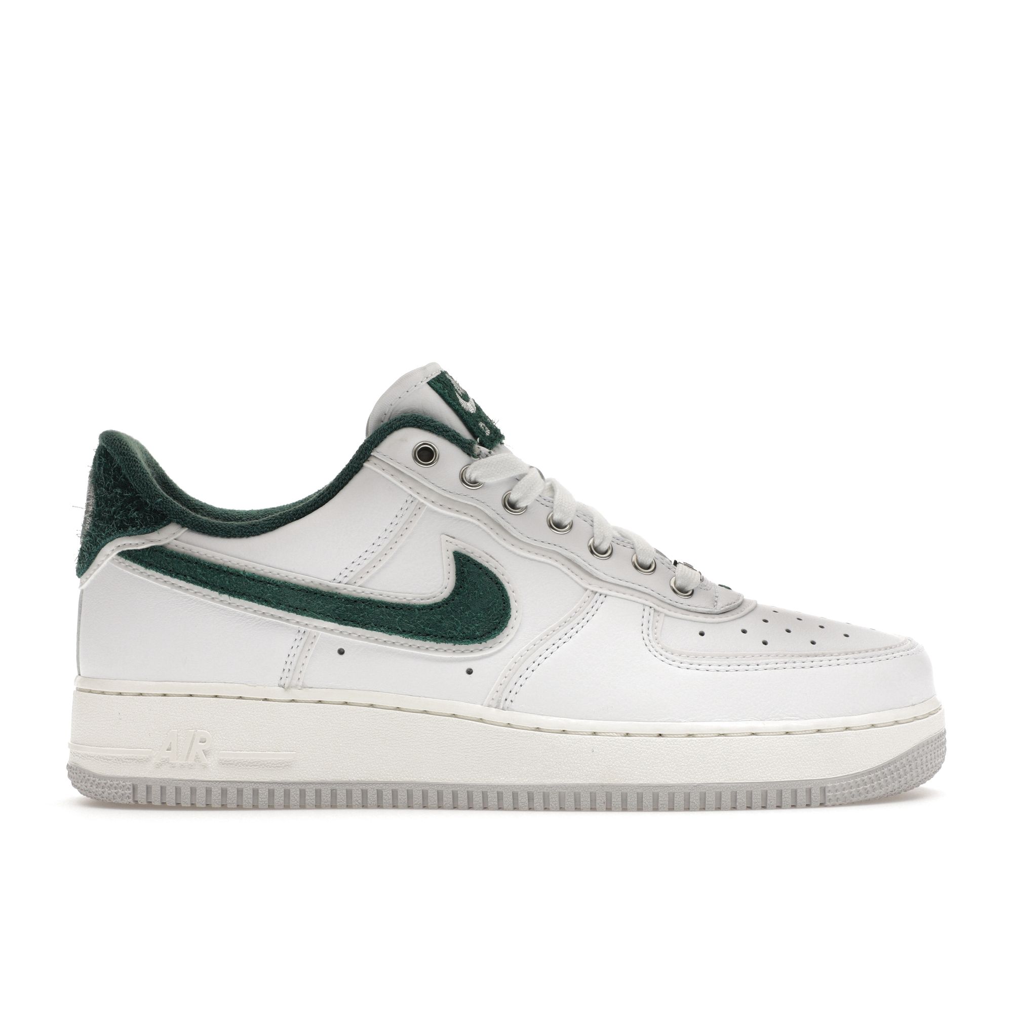 Мужские кроссовки Nike Air Force 1 07 Premium University of Oregon PE белые благородно-зеленые с парусом HF0012-100 40.5