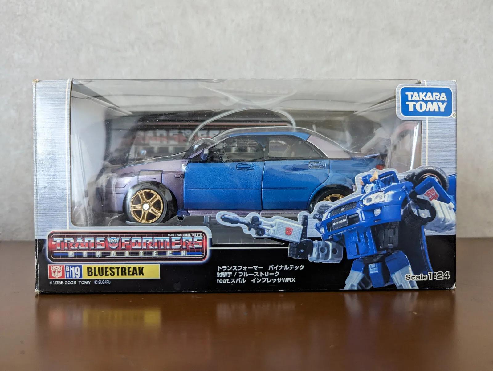 [ИСПОЛЬЗОВАННЫЙ] Takara tomy Transformers Binaltech BT-19 Bluestreak Subaru Impreza WRX Фигурка