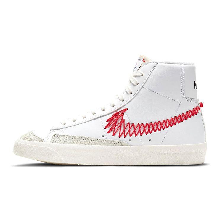 Детские кроссовки Nike Blazer Mid 77 GS с двойной зигзагообразной строчкой White Sail Summit-White DJ2008-161 36