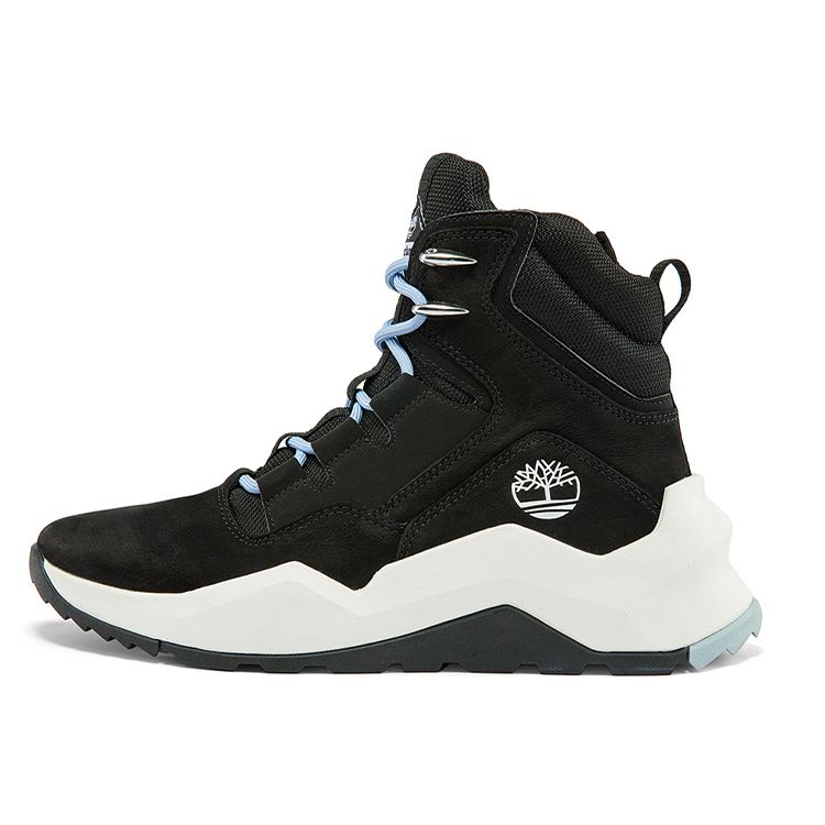 Timberland Ткань кожа спортивная на открытом воздухе молния дышащая высокая повседневная обувь женская обувь черный белый A2JT6W 37