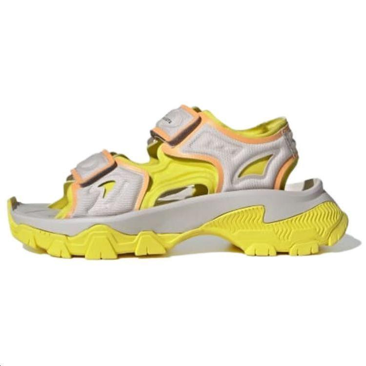 Adidas Stella McCartney x Hika Outdoor Sandal Chalk Pearl Ярко-желтые женские кроссовки Туманно-оранжевый IF1534 38