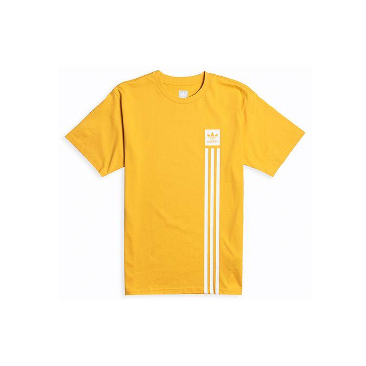 Adidas Originals BB Pillar Tee Мужские топы желтые EC7378 L