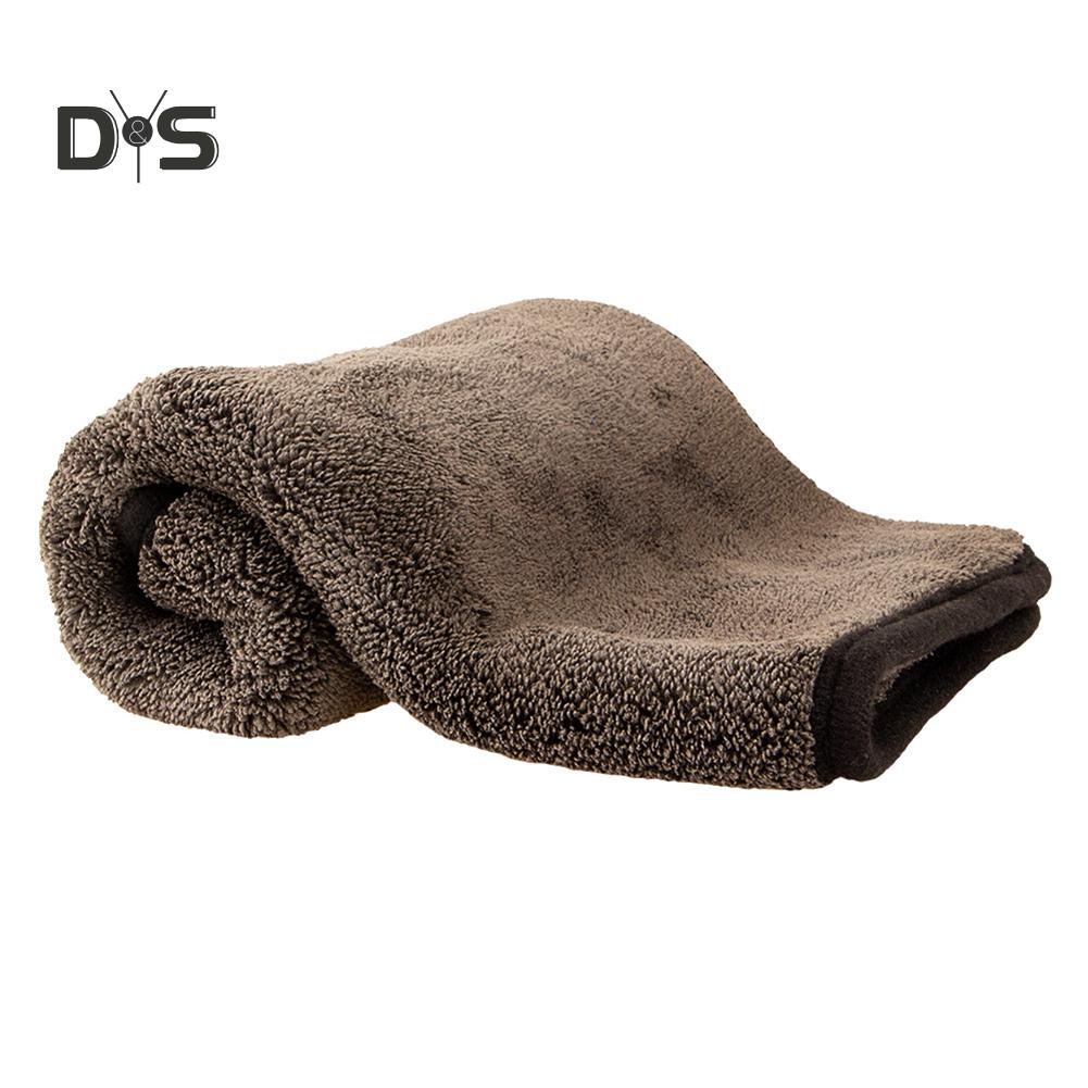 DYS Auto Shop 1200GSM толстая водопоглощающая ткань из микрофибры для ухода за автомобилем, ткань для мытья и чистки красный