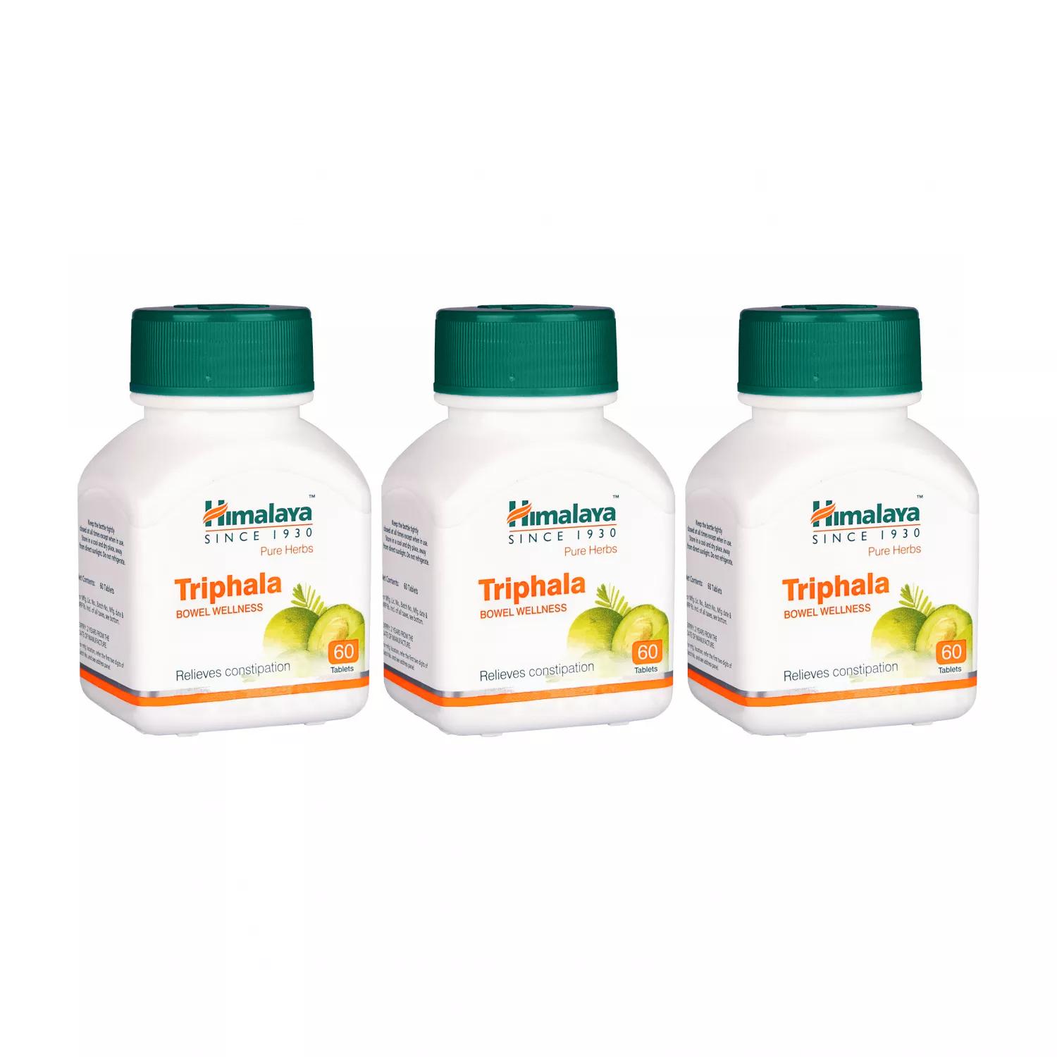 Набор Трифала (3 х 60 таб, 250 мг), Triphala Set,  Himalaya