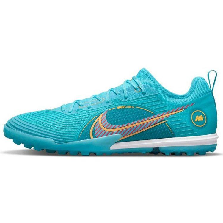 Мужские кроссовки Nike Mercurial Air Zoom Vapor 14 Pro TF Blueprint Pack Chlor-Blue Marina Laser-Orange DJ2851-484 45