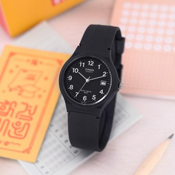 Casio MW Унисекс Студент колледжа Тест на учебные способности Аналоговые часы с низким уровнем шума