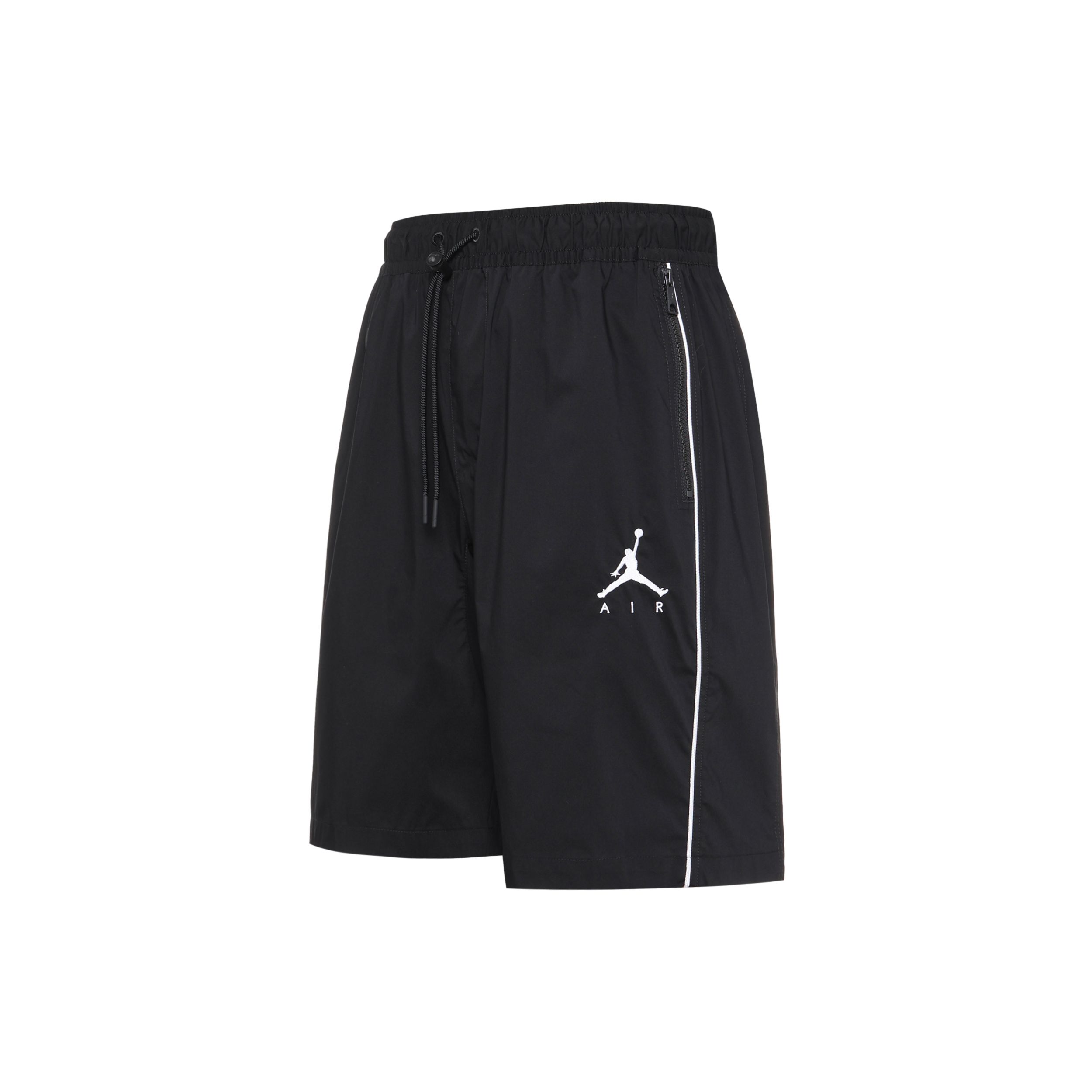 Мужские тканые шорты со средней талией Jordan Jumpman с однотонной отделкой, черные CK6818-010 L