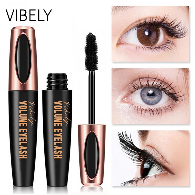 Туши для ресниц  Joom VIBELY Volumous Volume and Curl Mascara Черная водостойкая несмываемая тушь для ресниц
