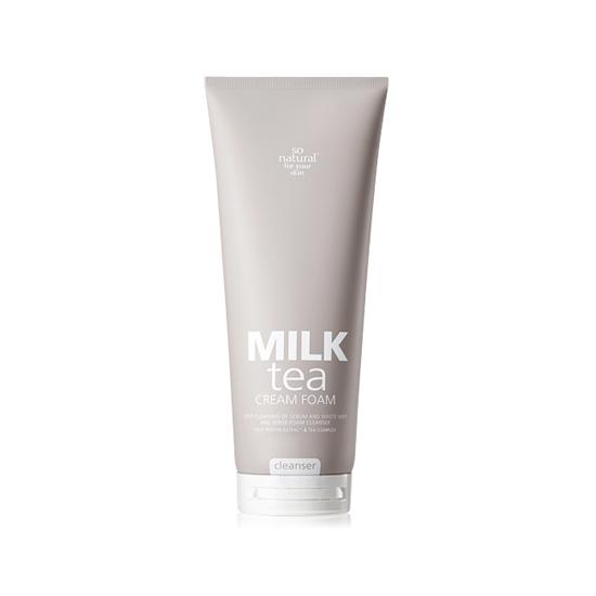 Крем-пенка SO NATURAL Milk Tea Cream Foam 200 мл