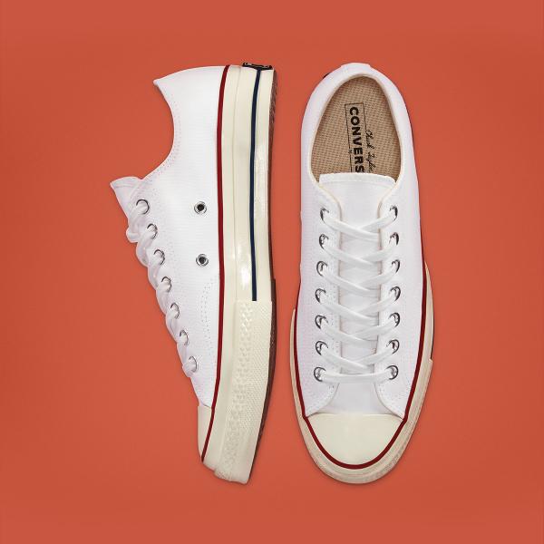 Кроссовки Converse Chuck 70 Vintage Canvas White 162065C на плоской подошве 220