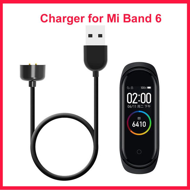   Joom Магнитный зарядный кабель для Xiaomi Mi Band 6 / Mi Band 5 USB-зарядное устройство Черный кабель для передачи данных