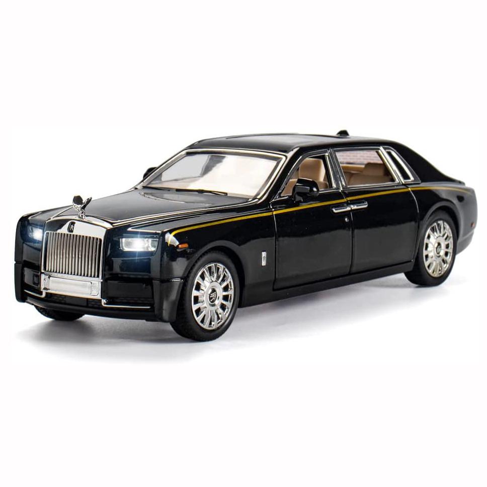 1:Коллекционная черная игрушка Rolls Royce Phantom из 32 сплавов, литая под давлением модель автомобиля 17*6*4.5CM белый