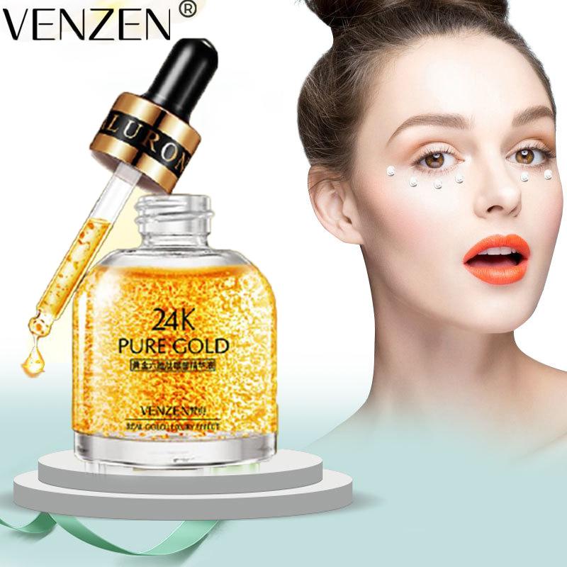 24K Golden Six Peptide Уход за лицом Крем для глаз против морщин Удаляет темные круги Увлажняющий укрепляющий крем для глаз 30ml