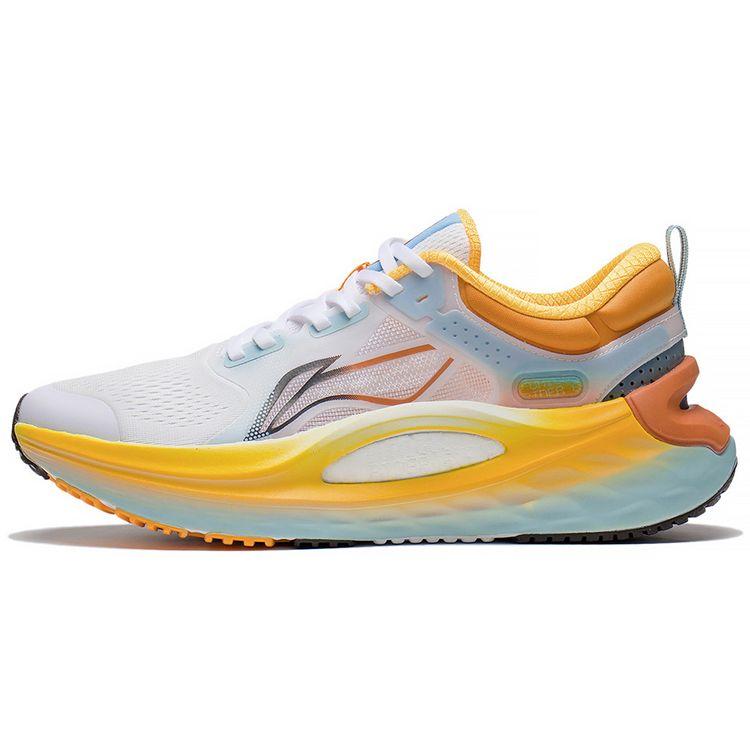 Кроссовки Li Ning с амортизацией, светоотражающие, низкие, мужские, сине-оранжевые ARZS001-14 41
