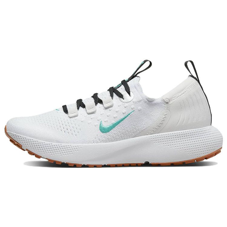 Женские кроссовки Nike React Escape Run Flyknit Platinum Tint, темно-бирюзовые, белые DC4269-004 36